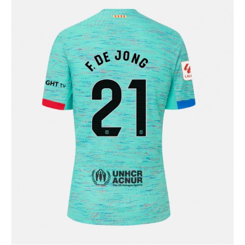 Maillot de foot Barcelona Frenkie de Jong #21 Troisième Femmes 2023-24 Manches Courte